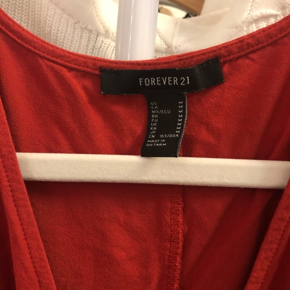 Deep orange cropped long sleeve - Picture 2 of 4